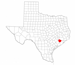 Fort Bend County Texas - Location Map